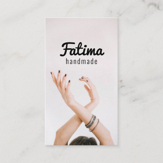 Schmuck Handmade Shop Shop Visitenkarte (Vorderseite)