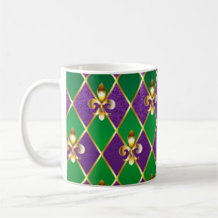 Schmuck Hintergrund Mardi Gras Kaffeetasse