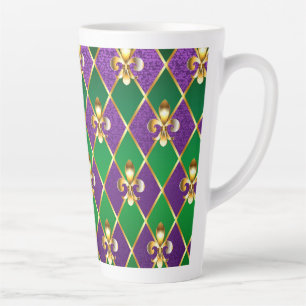 Schmuck Hintergrund Mardi Gras Milchtasse