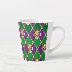 Schmuck Hintergrund Mardi Gras Milchtasse