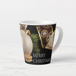 Schmuck, Immergrün und goldenes Band Milchtasse