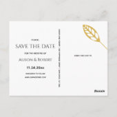 Schmuck inspiriert Rahmen mit Initialen Save the D Postkarte (Rückseite)