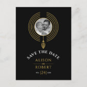 Schmuck inspiriert Rahmen mit Initialen Save the D Postkarte (Vorderseite)