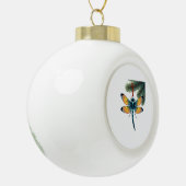 Schmuck Libelle Keramik Kugel-Ornament (Links)