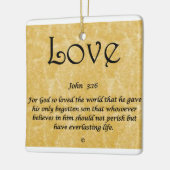 Schmuck Liebe Keramikornament (Links)