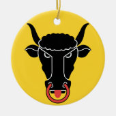 Schmuck mit Flagge von Uri, Schweiz Keramik Ornament (Vorne)