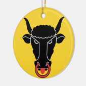 Schmuck mit Flagge von Uri, Schweiz Keramik Ornament (Links)