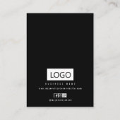 Schmuck Ohrringe Necklace Bracelet Display Card Visitenkarte (Rückseite)