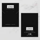 Schmuck Ohrringe Necklace Bracelet Display Card Visitenkarte (Vorne/Hinten)