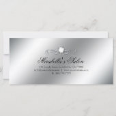 Schmuck Rack Card Zebra Lila Sparkle Silver (Rückseite)