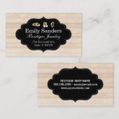 Schmuck | Ringe | Gold | Schmucksteine Visitenkarte (Vorne/Hinten)