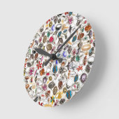 Schmuck Runde Wanduhr (Winkel)