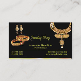 Schmuck Shop Business Card Visitenkarte