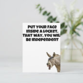 Schmuck-Spaß Postkarte (Stehend Vorderseite)