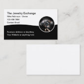 Schmuck-Thema DiamantenVisitenkarten Visitenkarte (Vorne/Hinten)