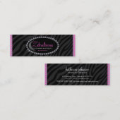 Schmuck-u. Zusatz-Butike-Geschäfts-Karten Mini Visitenkarte (Vorne/Hinten)