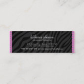 Schmuck-u. Zusatz-Butike-Geschäfts-Karten Mini Visitenkarte (Rückseite)