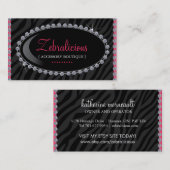 Schmuck-u. Zusatz-Butike-Geschäfts-Karten Visitenkarte (Vorne/Hinten)