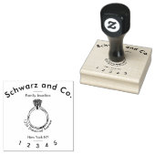 Schmuck und Schmuck mit Ring Gummistempel (Stempel)