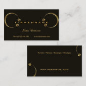 Schmuck Visitenkarte (Vorne/Hinten)