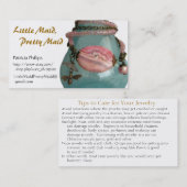 Schmuck-Visitenkarte Visitenkarte (Vorne/Hinten)