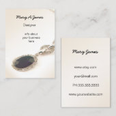 Schmuck-Visitenkarten Visitenkarte (Vorne/Hinten)