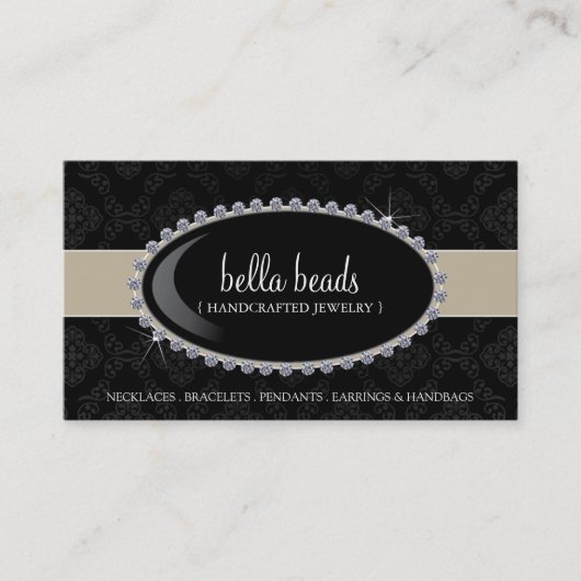 Schmuck-Visitenkarten Visitenkarte (Vorderseite)