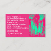 Schmuck-Visitenkarten Visitenkarte (Rückseite)