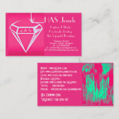 Schmuck-Visitenkarten Visitenkarte (Vorne/Hinten)