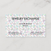 Schmuck-Visitenkarten Visitenkarte (Rückseite)