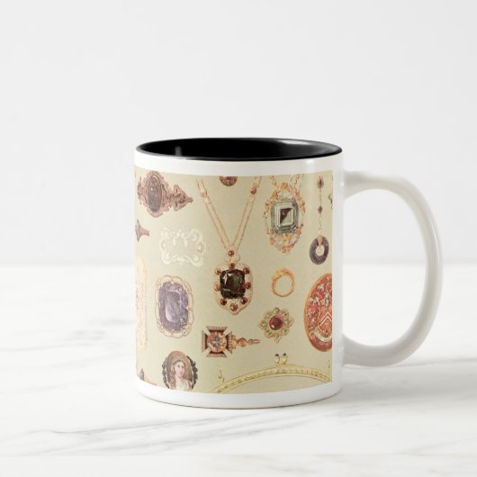 Schmuck vom "Tiffany-Katalog", 1890 Zweifarbige Tasse (Rechts)