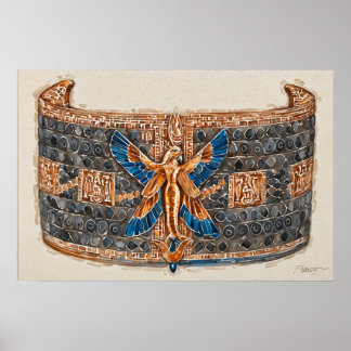 Schmuck von Königin Hatshepsut Poster