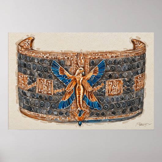 Schmuck von Königin Hatshepsut Poster (Vorne)