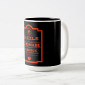 Schmuck Zweifarbige Tasse (VorderseiteRechts)
