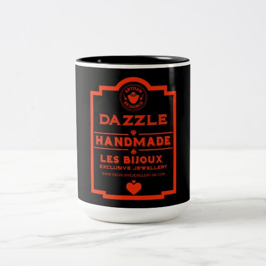 Schmuck Zweifarbige Tasse (Mittel)