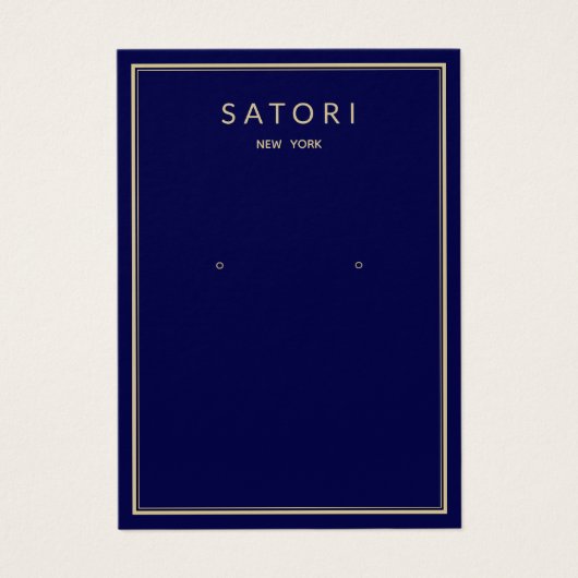 Schmuckanzeige an der blauen Grenze (Vorderseite)