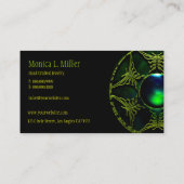 Schmuckdesign Kleine Schmuckgeschäfte Visitenkarte (Rückseite)