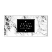 Schmuckdesigner aus schwarzem und grauem Marmor Permastempel (Design)