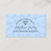 Schmuckdesigner Boutique Diamantbekleidung Edelste Visitenkarte (Vorderseite)