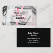 Schmuckdesigner für Geschenkboxen aus Schwarz und  Visitenkarte (Vorne/Hinten)