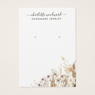 Schmuckdesigner Pink Gold Glitzer Wildblumen