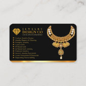 Schmuckdesigner, Schmuckladen, Design-Labrador, Go Visitenkarte (Rückseite)