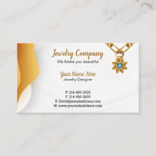 Schmuckdesigner / Verkäufer Visitenkarte