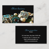 Schmuckdesigner-Visitenkarten Visitenkarte (Vorne/Hinten)