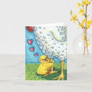 SCHMUCKEN SIE IHR MOMMA, BABY CHICK LIEBEN MUTTER  KARTE