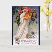 Schmucker: Auf Halloween Karte (Gelbe Blume)