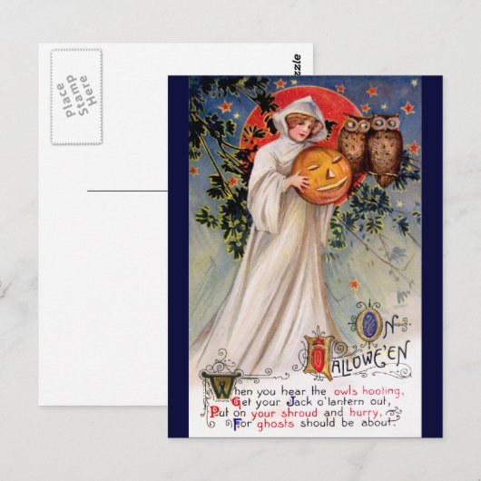 Schmucker: Halloween Postkarte (Vorne/Hinten)