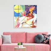 Schmucker: Halloween-Zeit Leinwanddruck (Insitu (Wohnzimmer))