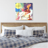 Schmucker: Halloween-Zeit Leinwanddruck (Insitu (Schlafzimmer))