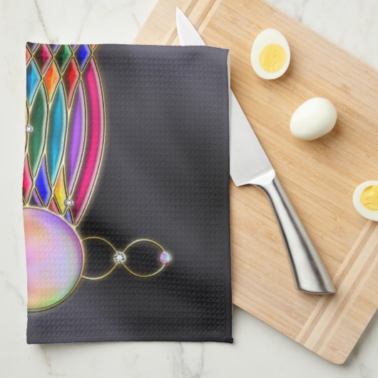 Schmuckfest Küchentuch (Viertel Falte)